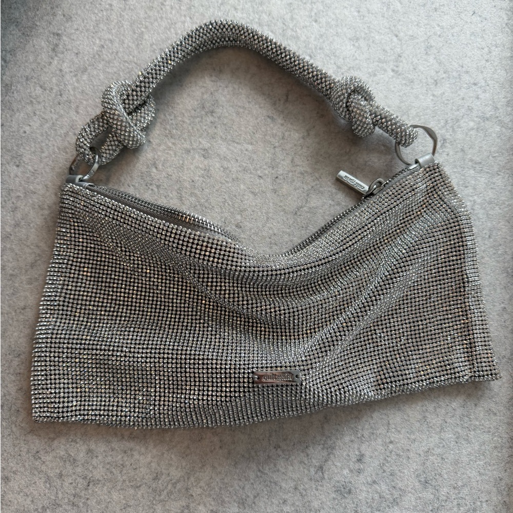 Cult Gaia HERA MINI RHINESTONE SHOULDER BAG